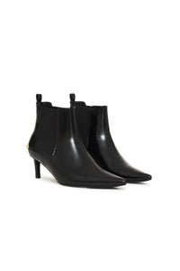 STEVIE BOOTS - HIGH-SHINE BLACK