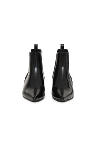 STEVIE BOOTS - HIGH-SHINE BLACK