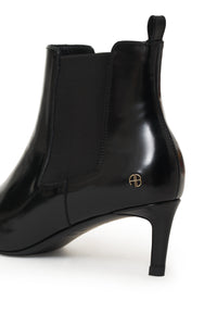 STEVIE BOOTS - HIGH-SHINE BLACK
