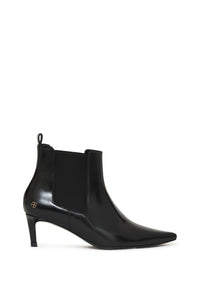 STEVIE BOOTS - HIGH-SHINE BLACK