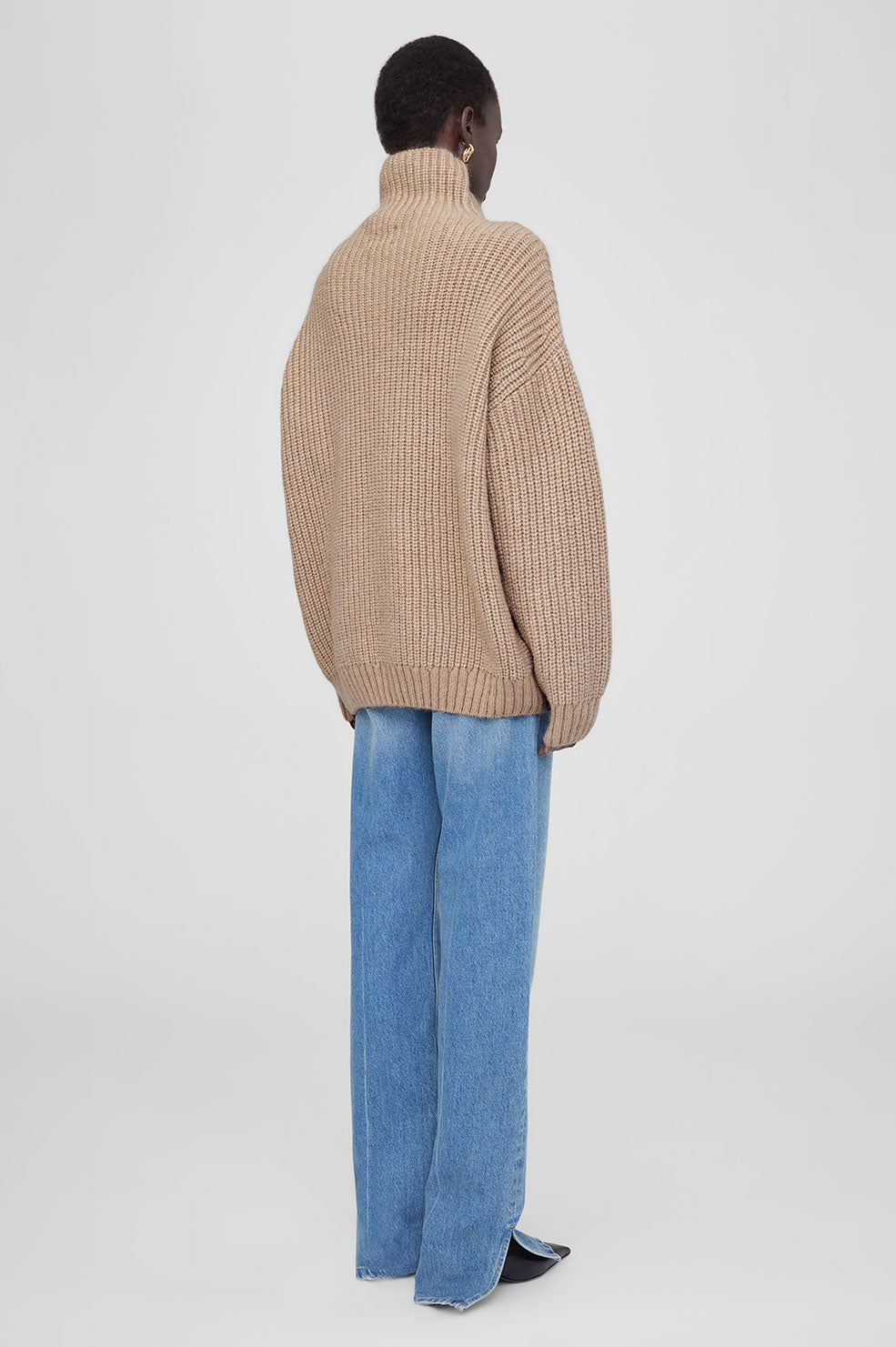Pull Sydney en laine mélangée - Tan
