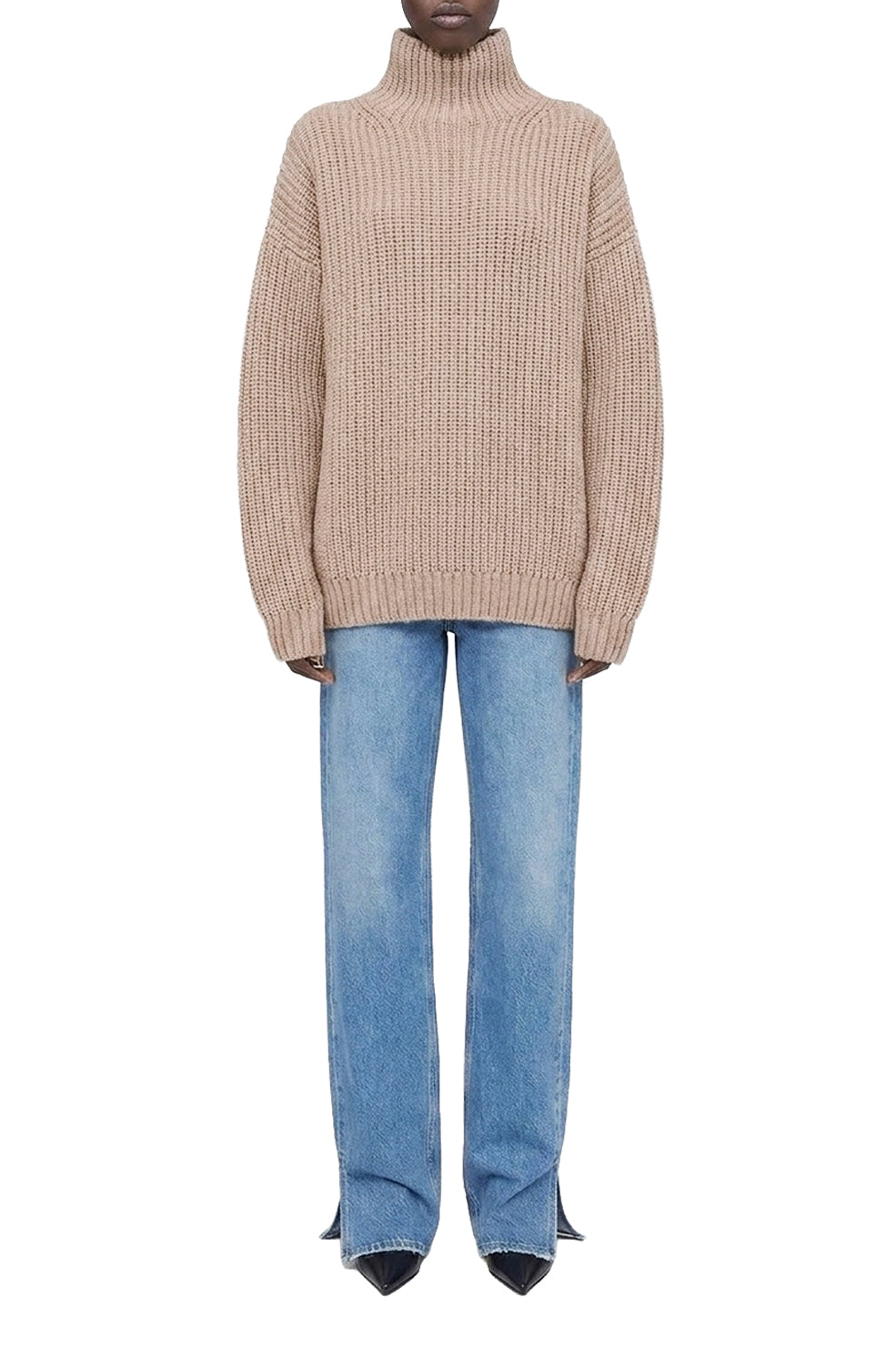 Pull Sydney en laine mélangée - Tan