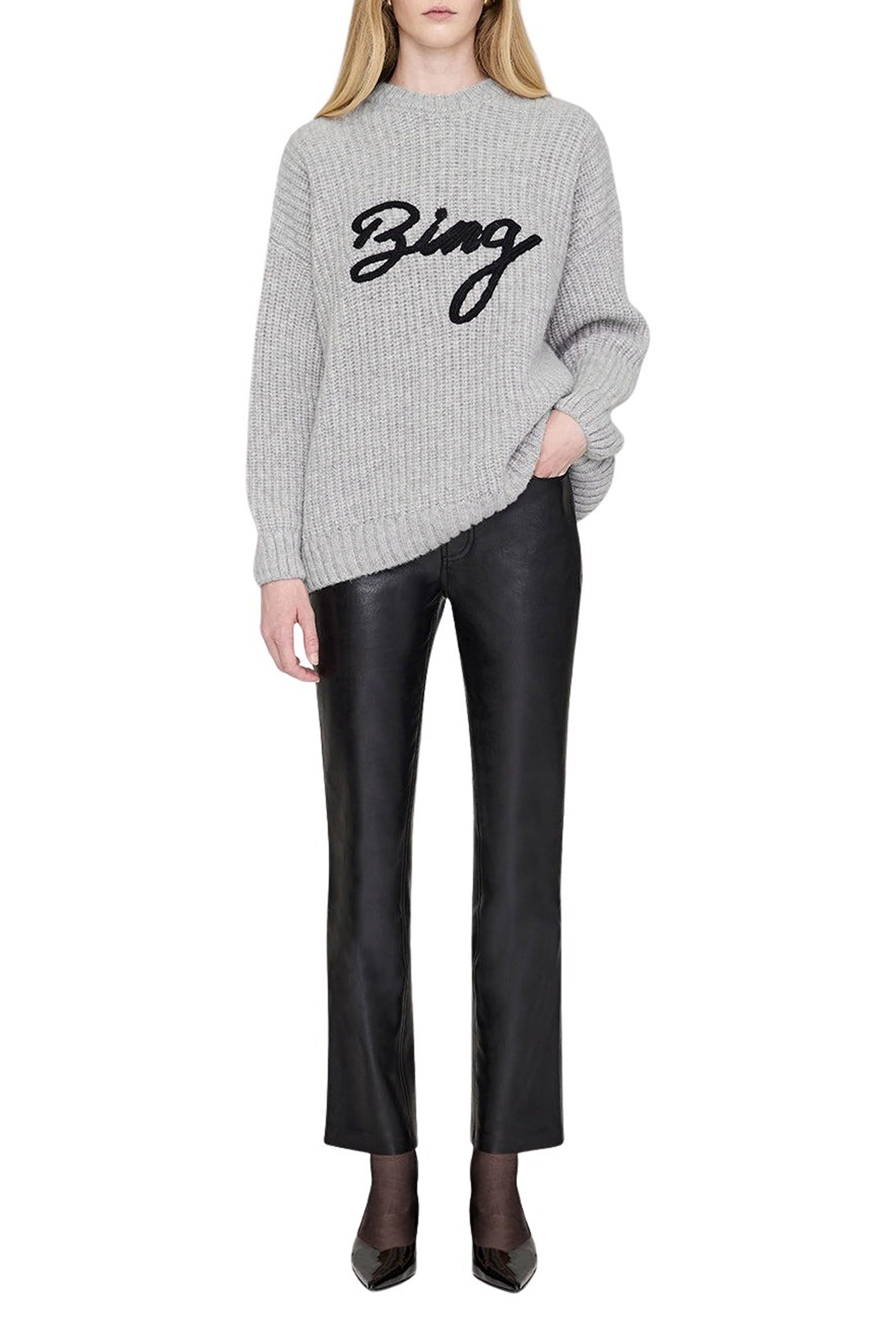 15qty NEW / SYDNEY CREW SWEATER SIGNATURE - LIGHT HEATHER GREY