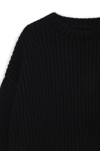 46qty NEW / SYDNEY CREW SWEATER - BLACK