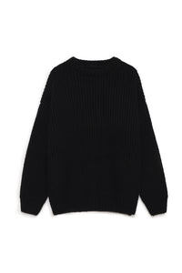 46qty NEW / SYDNEY CREW SWEATER - BLACK