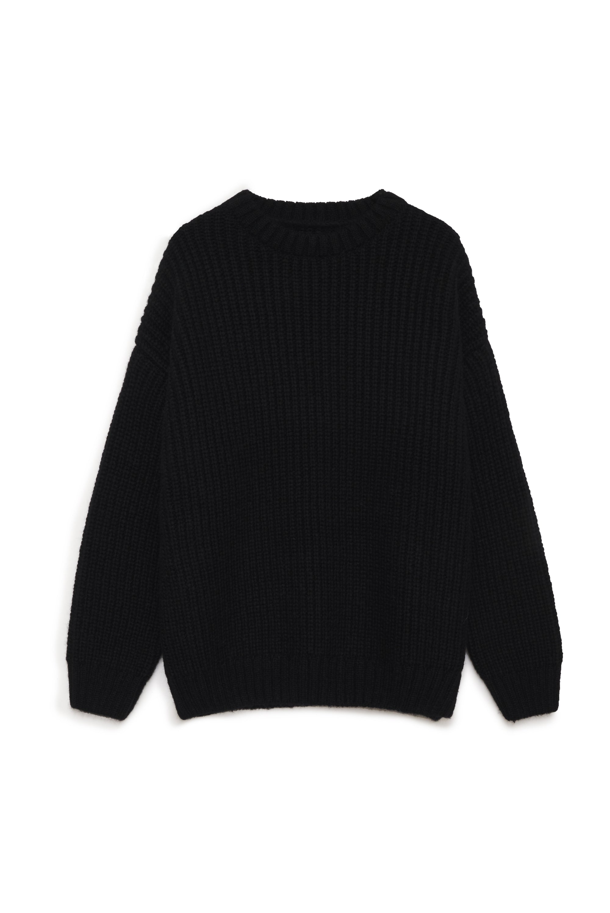 46qty NEW / SYDNEY CREW SWEATER - BLACK