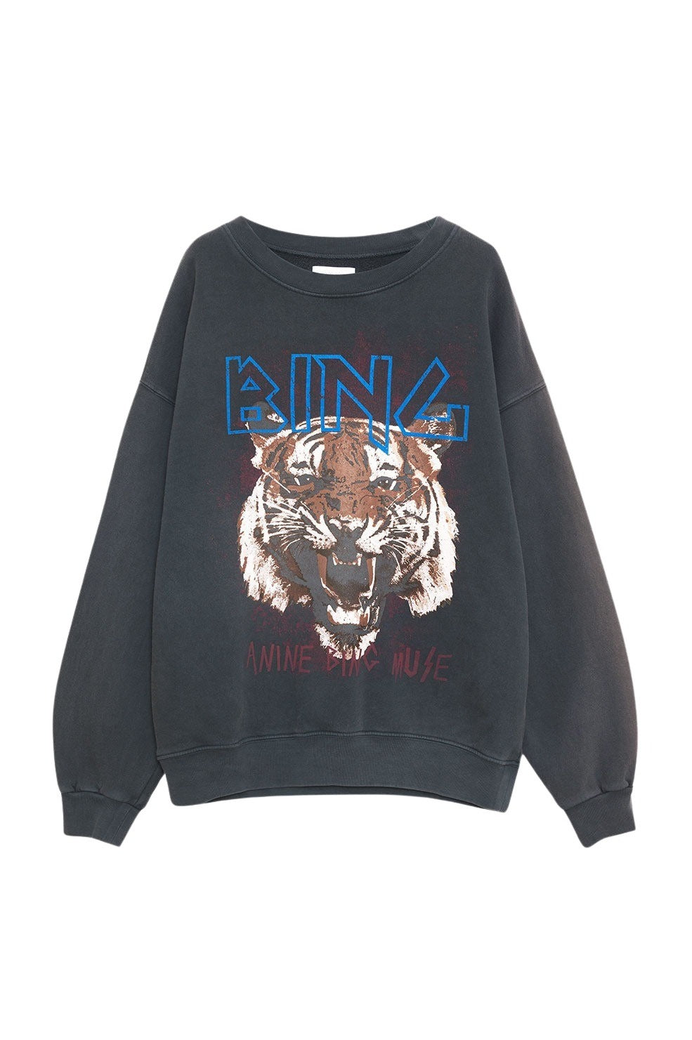 1qty NEW / TIGER SWEATSHIRT - BLACK
