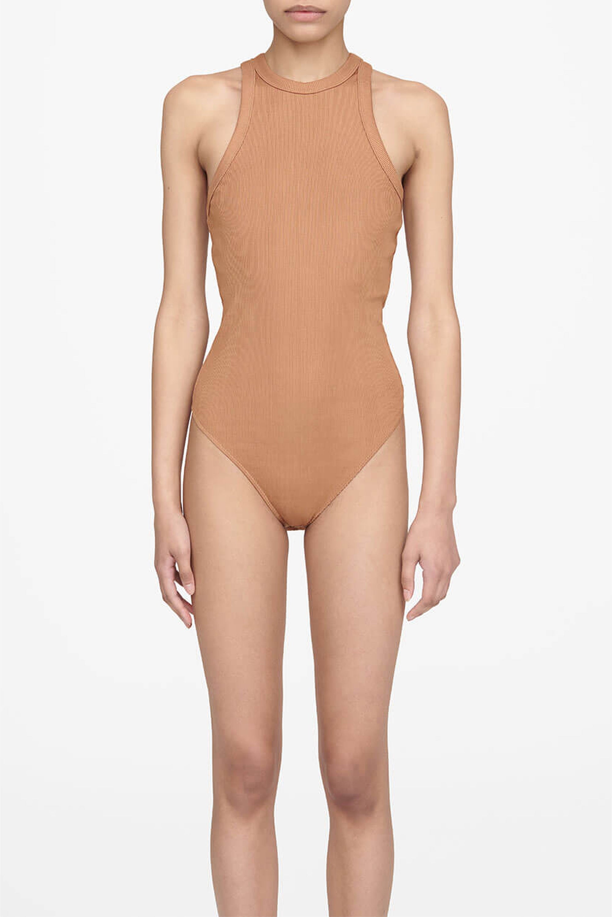 TY BODYSUIT - CAMEL
