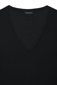 19qty RELIQUAT 35€ / VALE TEE - BLACK CASHMERE BLEND