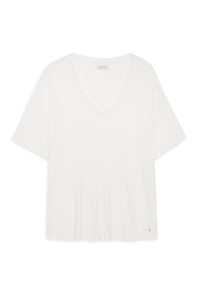 VALE TEE - OFF WHITE CASHMERE BLEND
