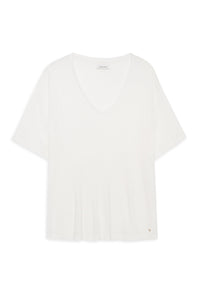 28qty RELIQUAT 35€ / VALE TEE - OFF WHITE CASHMERE BLEND
