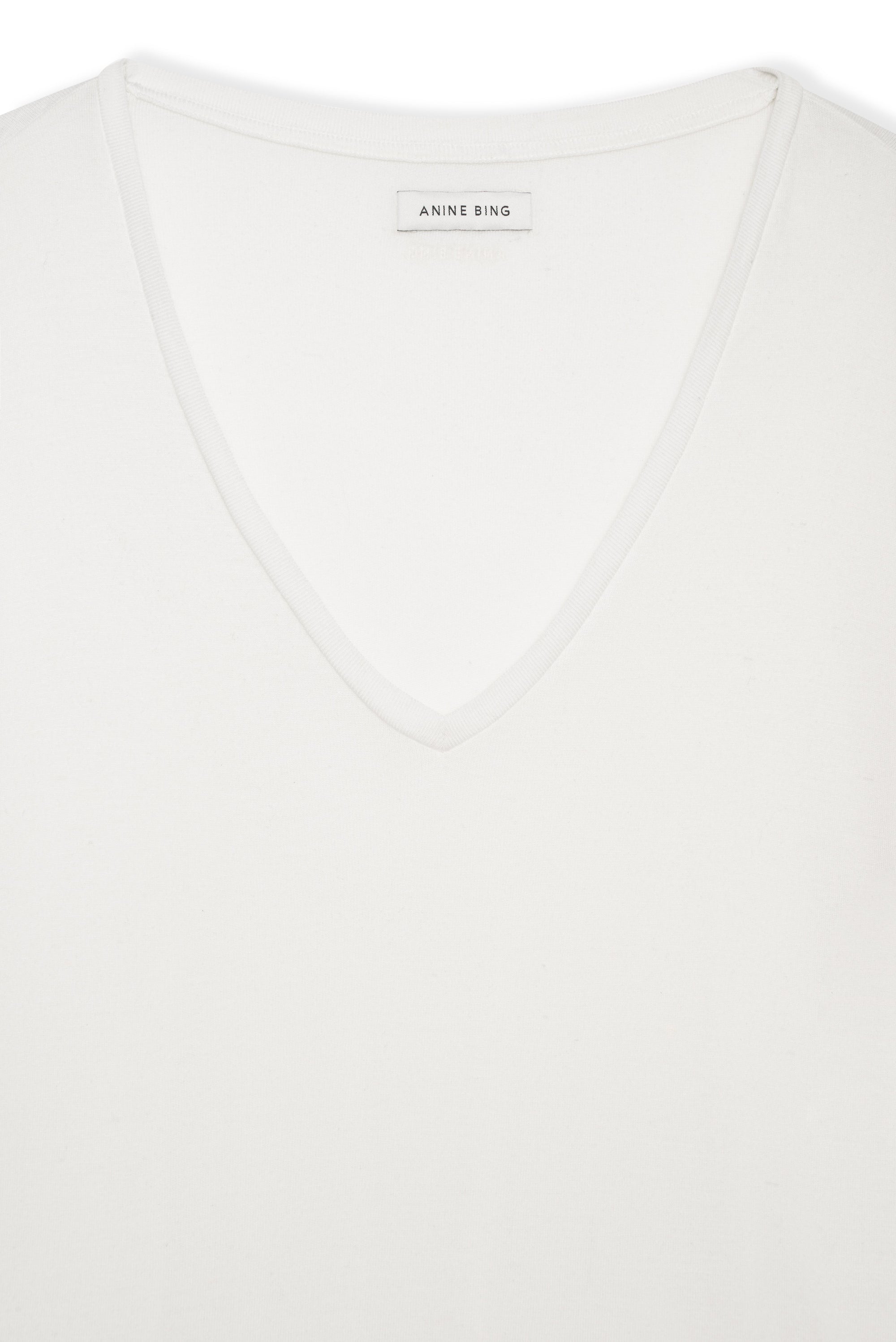 VALE TEE - OFF WHITE CASHMERE BLEND