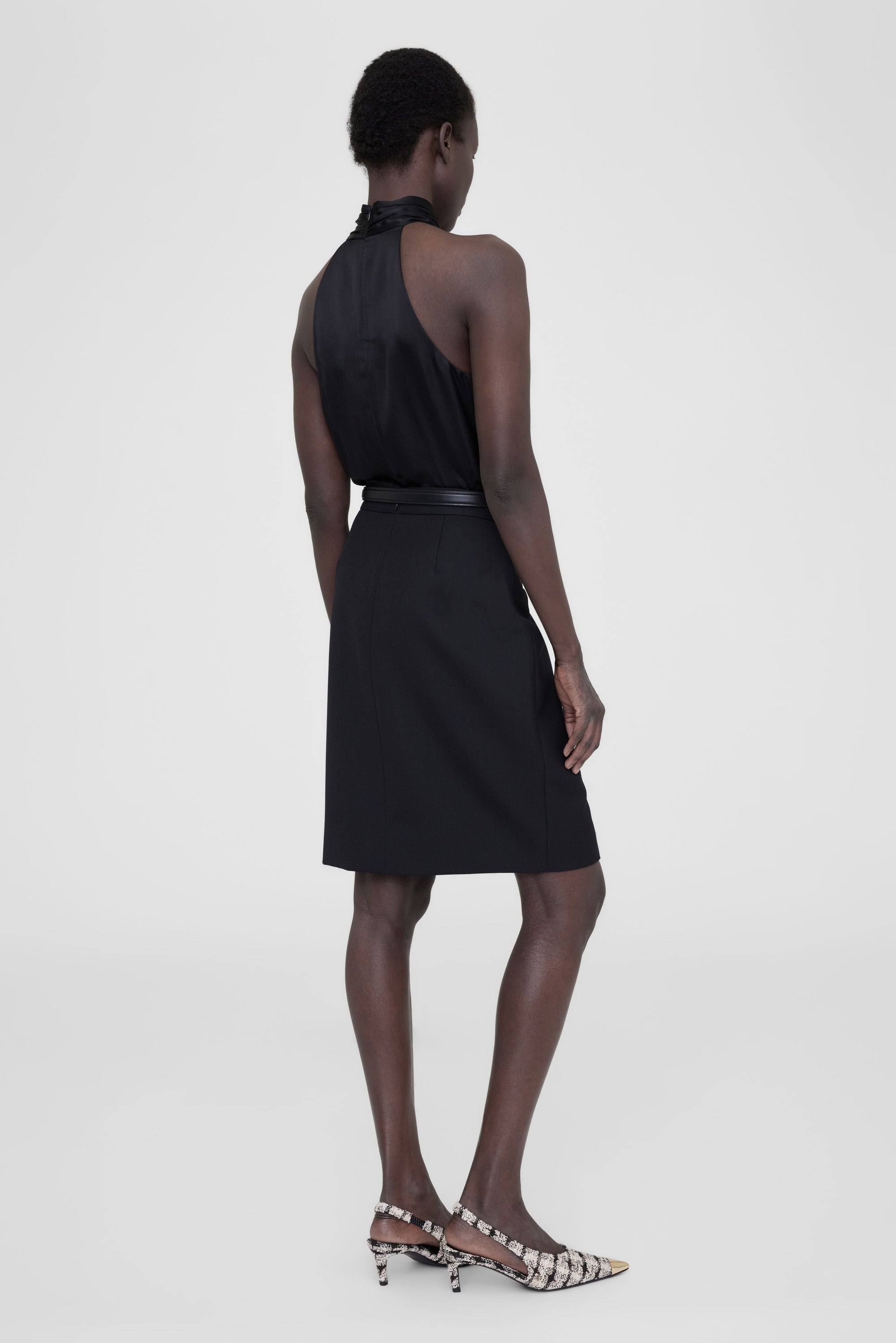 33qty RELIQUAT 80€ / VENA SKIRT - BLACK