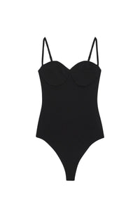16qty NEW / VIA BODYSUIT - BLACK