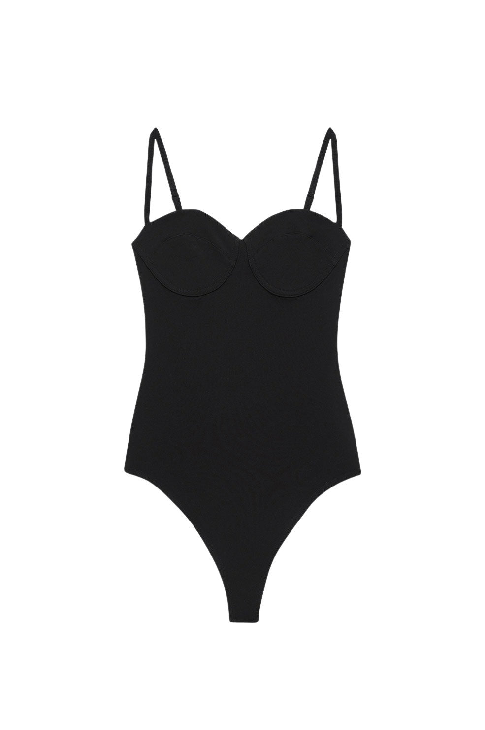 VIA BODYSUIT - BLACK