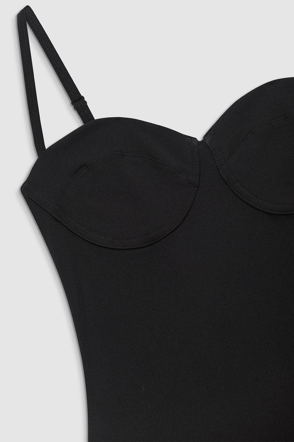 VIA BODYSUIT - BLACK