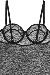 8qty RELIQUAT 50€ / VIA BODYSUIT - BLACK LACE