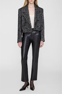 22qty NEW / VIENNA BLAZER - BLACK AND WHITE TWEED