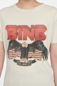 1qty NEW / VINTAGE BING TEE - VINTAGE WHITE