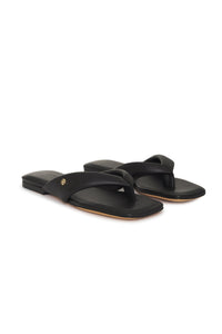 1qty RELIQUAT 95€ / VIOLA FLAT SANDALS - BLACK