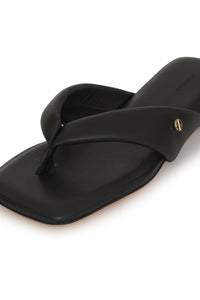 VIOLA FLAT SANDALS - BLACK