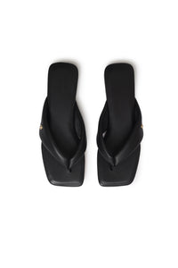 VIOLA FLAT SANDALS - BLACK