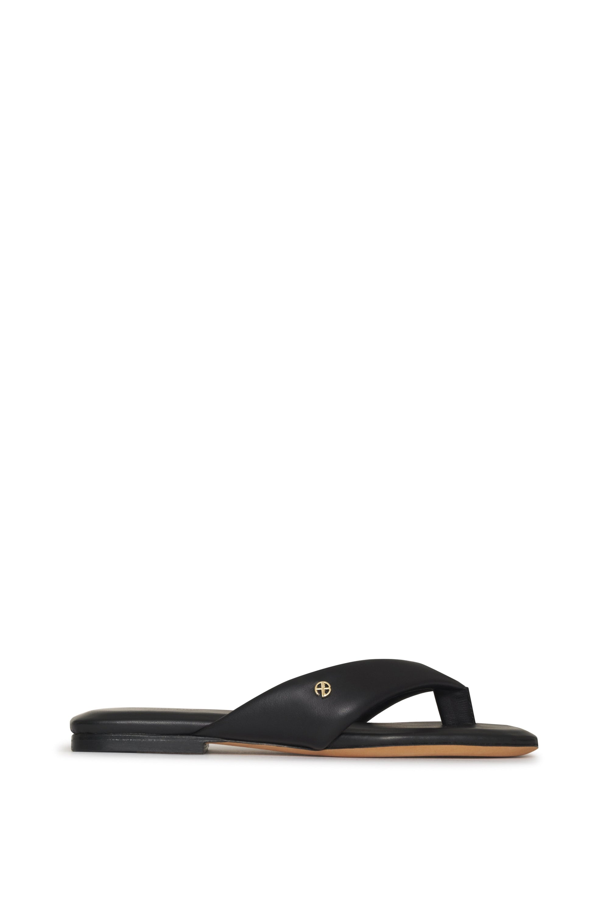 VIOLA FLAT SANDALS - BLACK