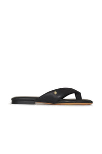 1qty RELIQUAT 95€ / VIOLA FLAT SANDALS - BLACK