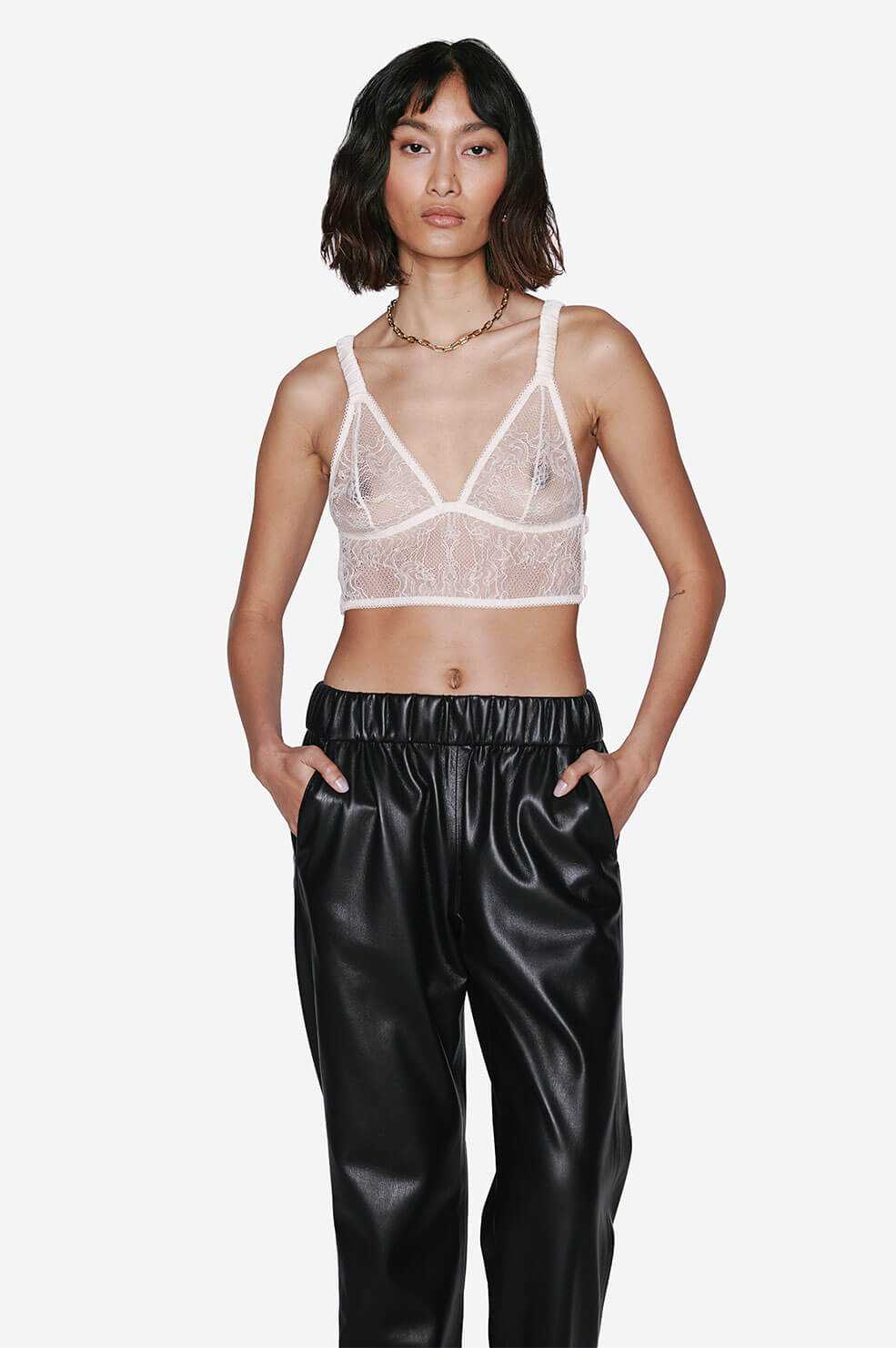 VIOLET BRALETTE - NUDE PINK