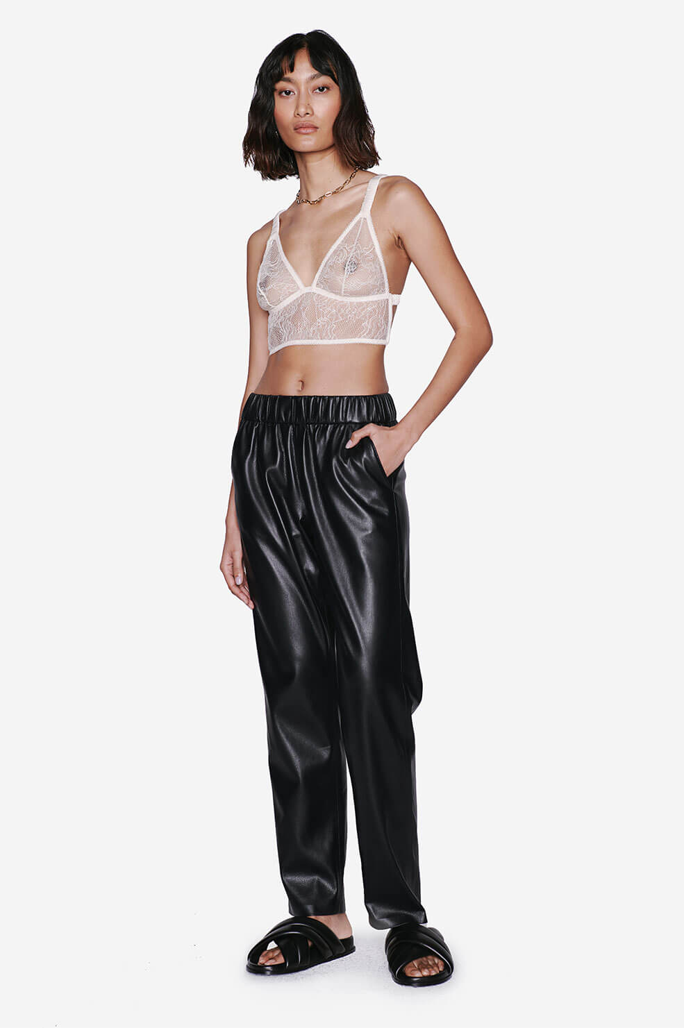 VIOLET BRALETTE - NUDE PINK