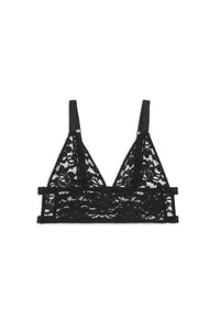 6qty RELIQUAT 35€ / VIOLET BRALETTE - BLACK FLORAL