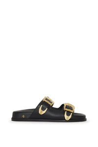 Sandales Waylon en cuir - Black