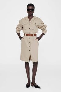 ZAIRE SKIRT - OATMEAL