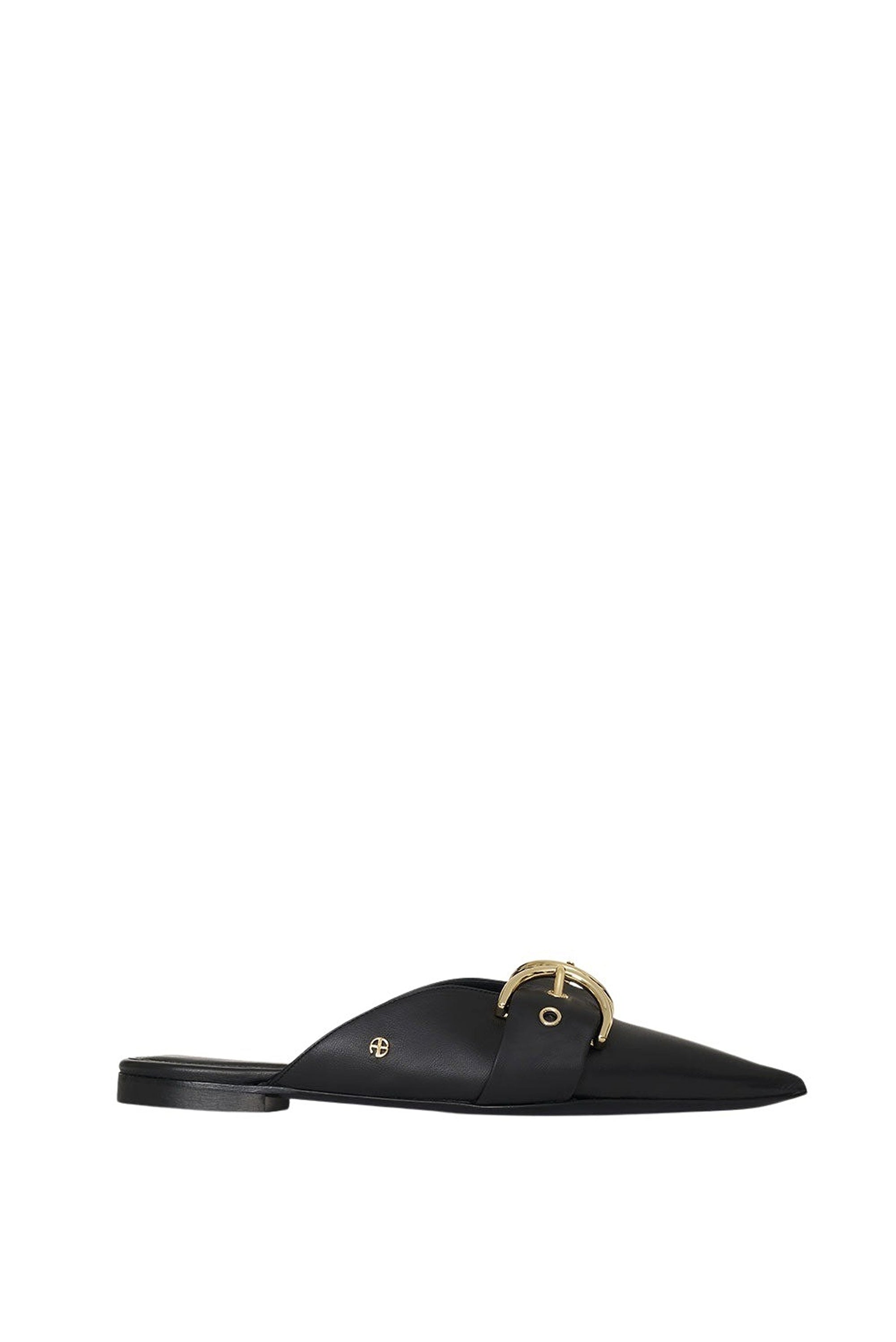 Mules Zoey en cuir - Black