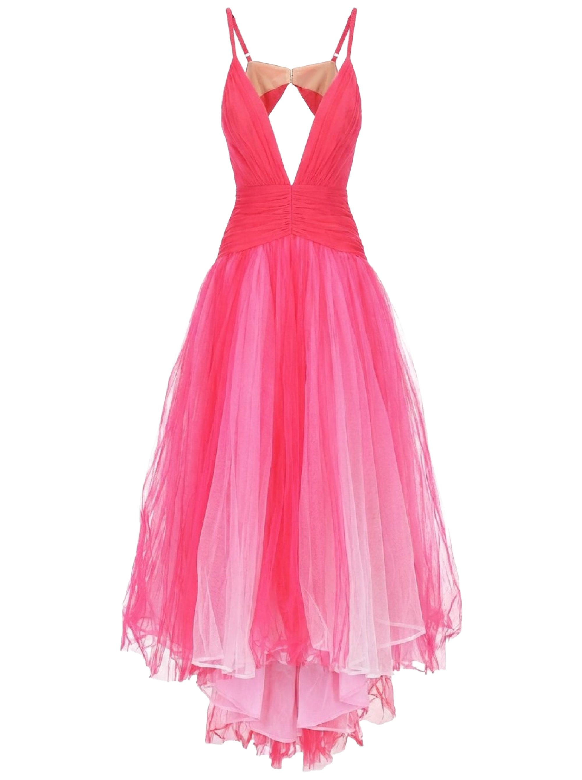 Robe à découpes en tulle - Multicolor