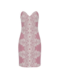Floral lace dress - Soft Berry & Burro