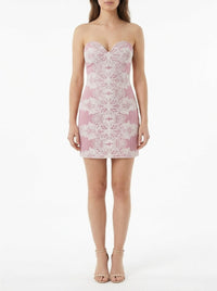 Floral lace dress - Soft Berry & Burro