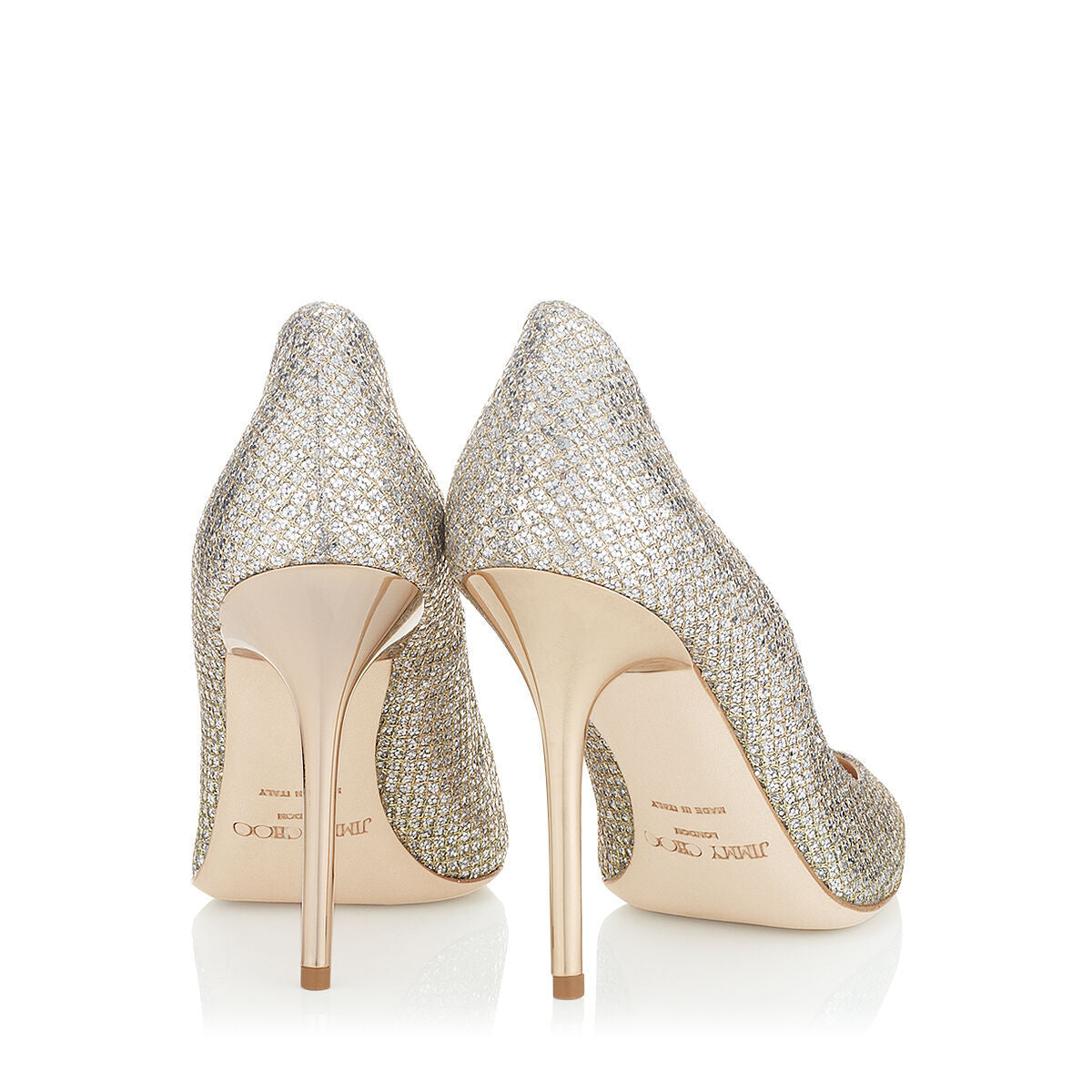 Abel 100 leather pumps - Champagne