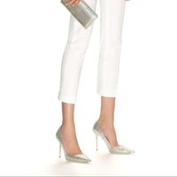 Abel 100 leather pumps - Champagne