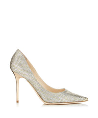 Abel 100 leather pumps - Champagne