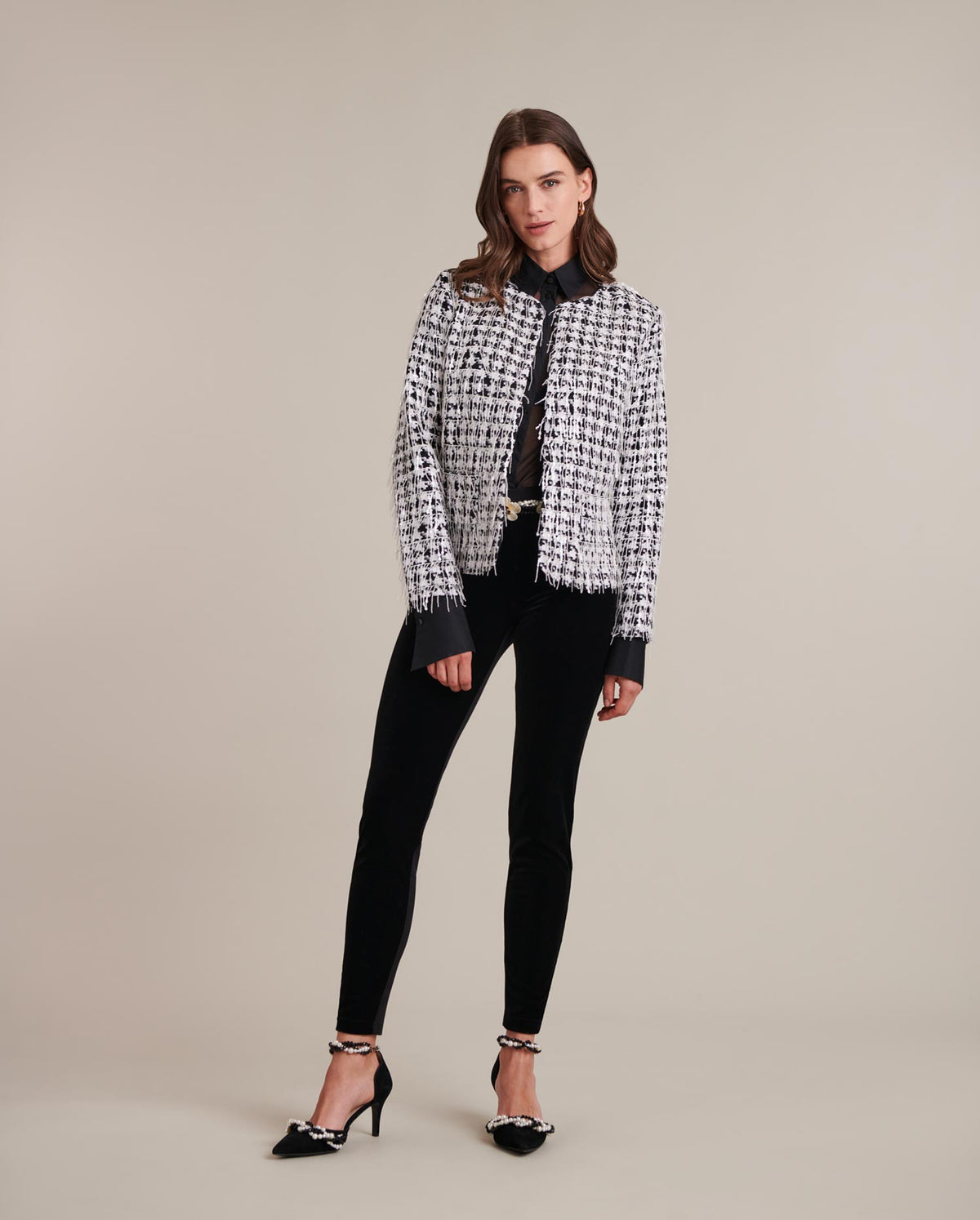 Black/White / Veste Abigail