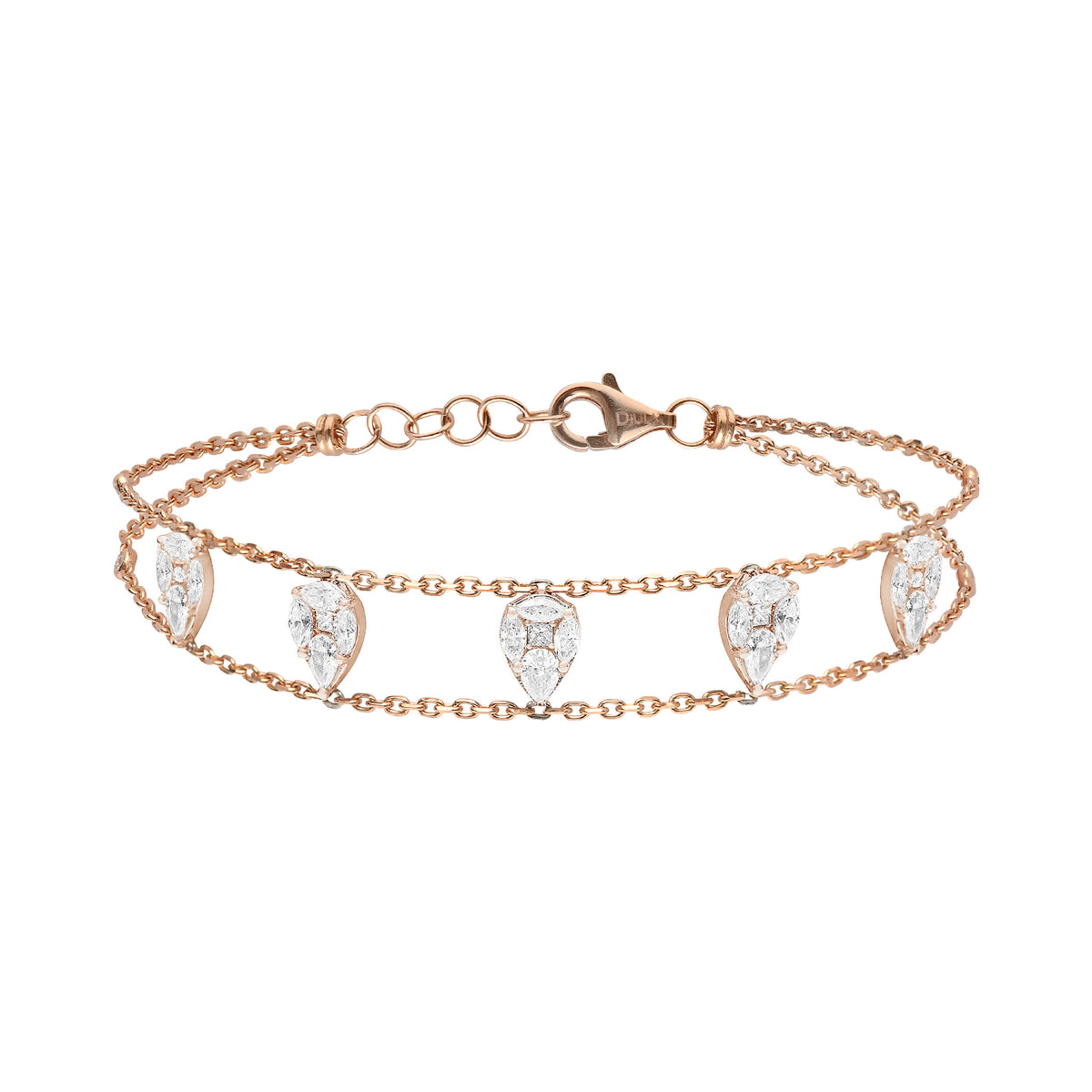 BRACELET UNION OR ROSE
