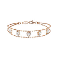 BRACELET UNION OR ROSE