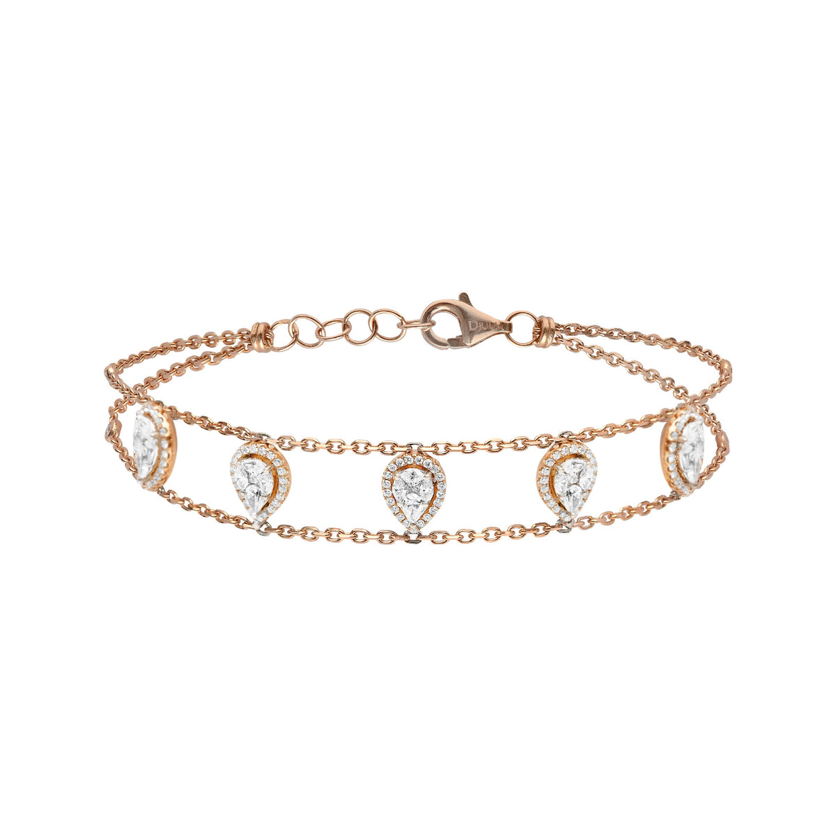 PrixTroca:2065€_VentesTroca:1_QtyTroca:1_ST:100%_Bracelet Union en Or rose 18K serti de diamants - Rose