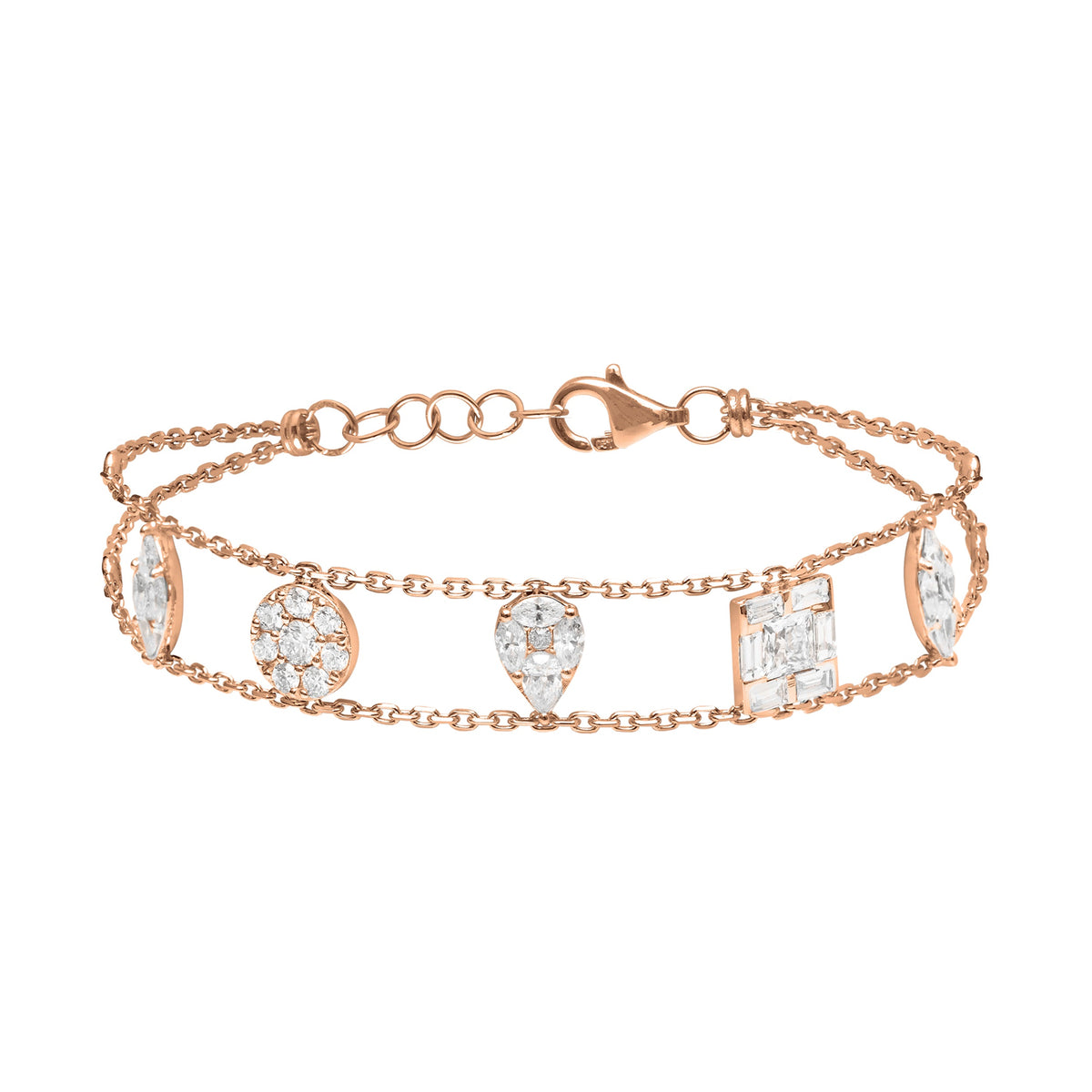 BRACELET  OR ROSE
