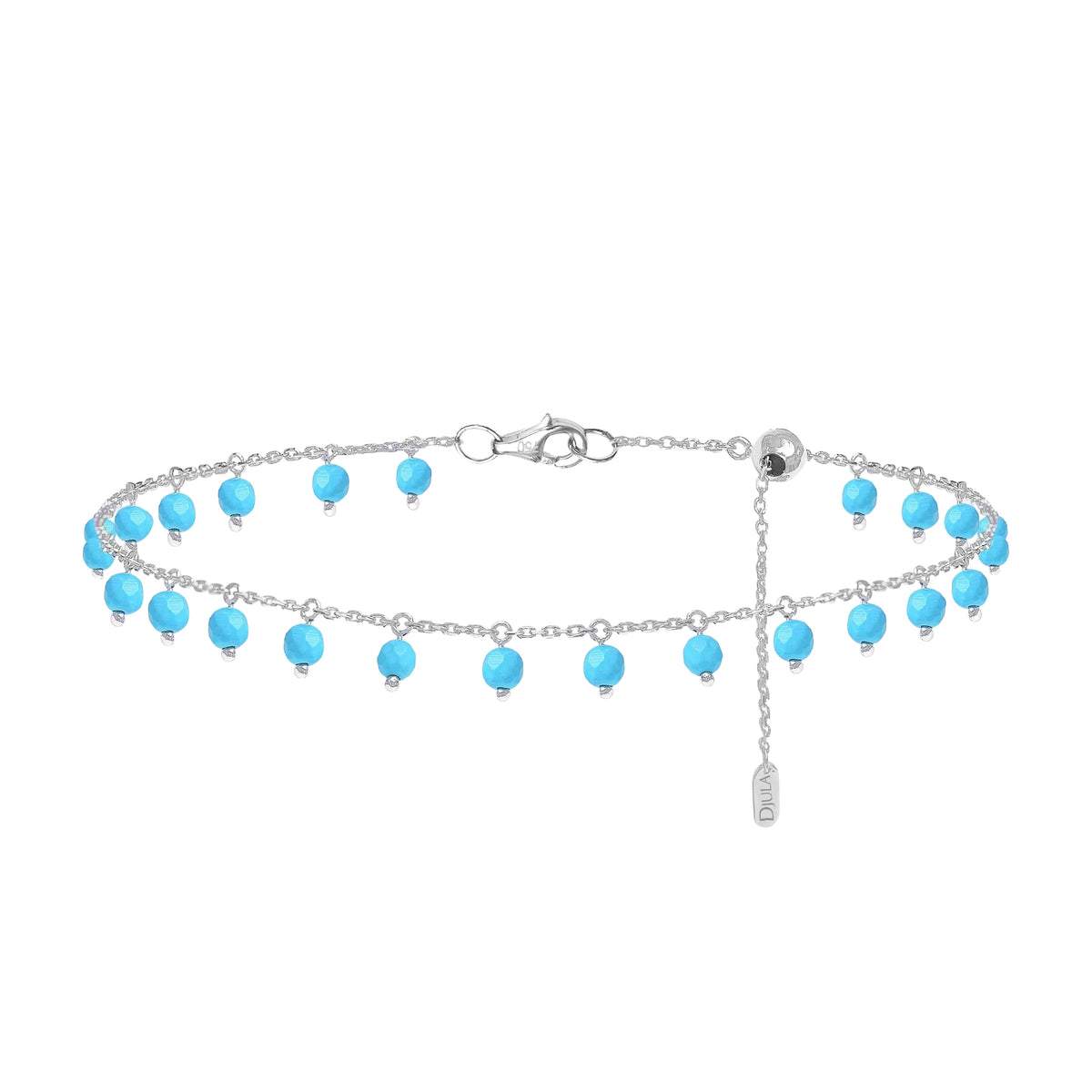 PrixTroca:220€_VentesTroca:0_QtyTroca:1_ST:0%_Bracelet en Or blanc 18K & Turquoise - Blanc