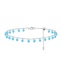 PrixTroca:220€_VentesTroca:0_QtyTroca:1_ST:0%_Bracelet Turquoise en Or blanc 18K & Turquoise - Blanc