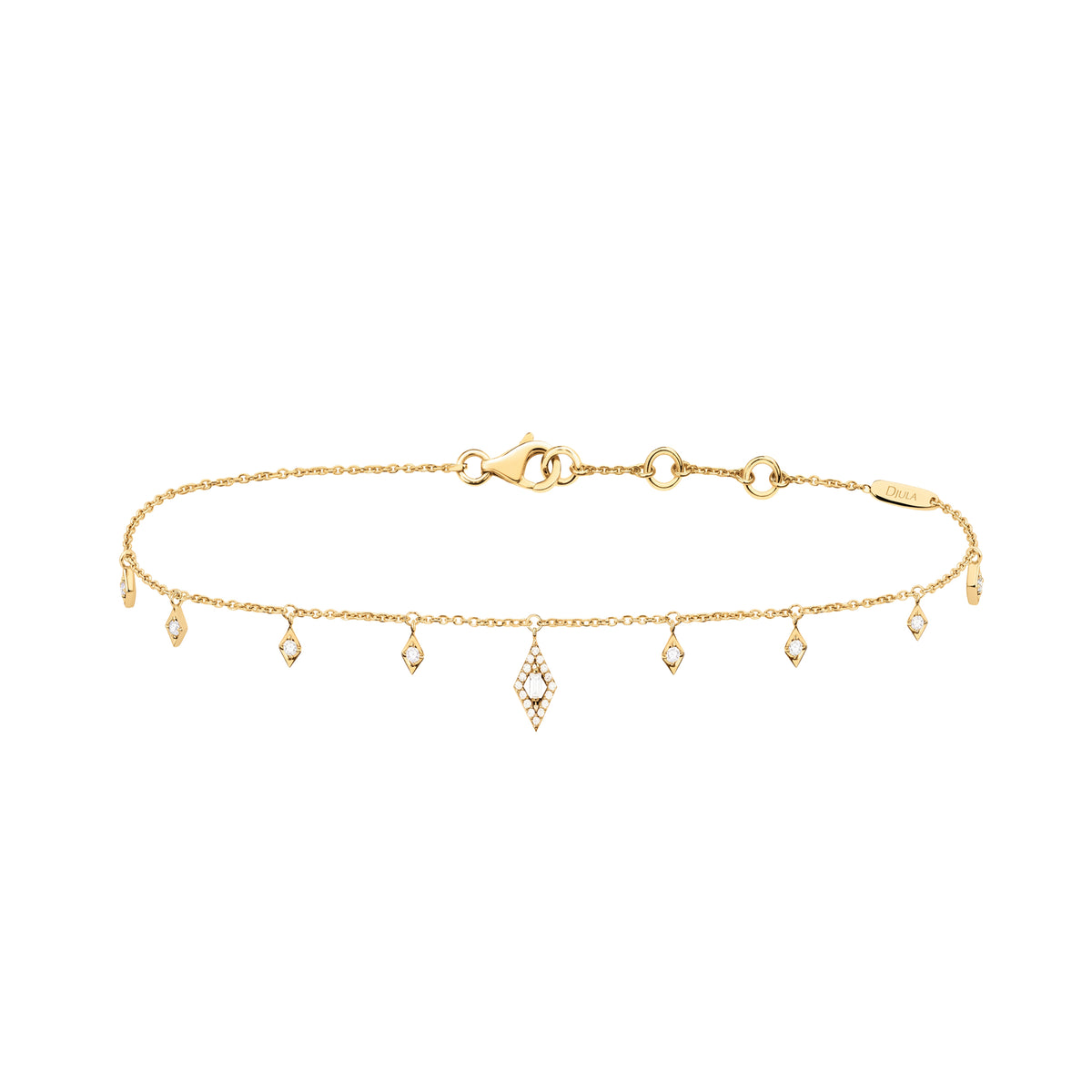 PrixTroca:450€_VentesTroca:0_QtyTroca:1_ST:0%_Bracelet Délicatesse en Or jaune 18K serti de diamants - Jaune