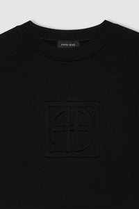 ALTO SWEATSHIRT FRAMED MONOGRAM - BLACK