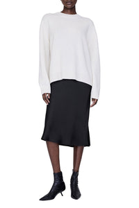 1qty NEW / BAR SILK SKIRT - BLACK
